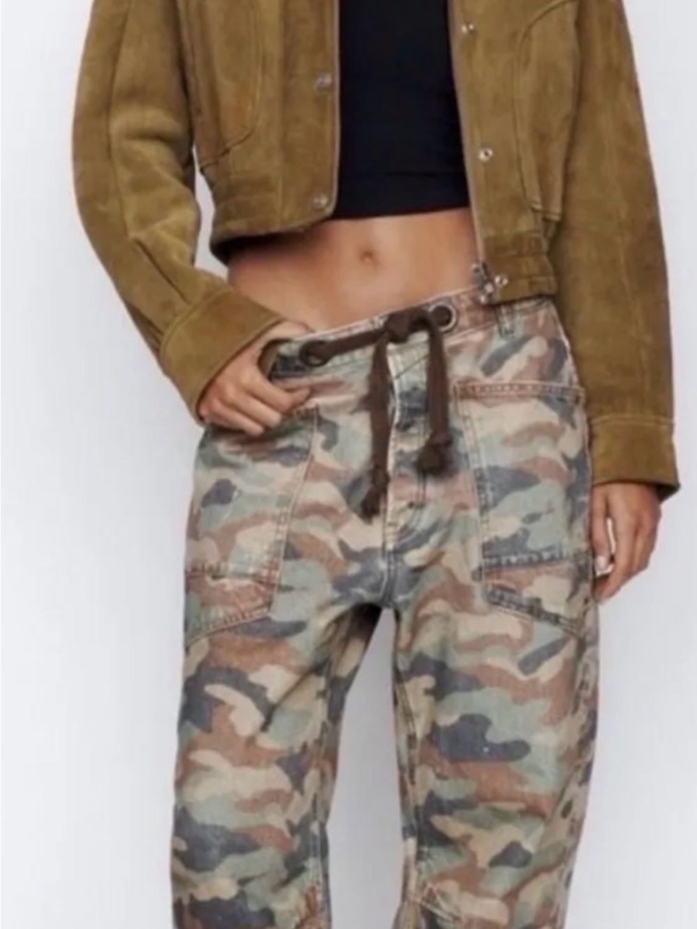 Sold Out! We The Free Moxie Low Slung Printed Jeans